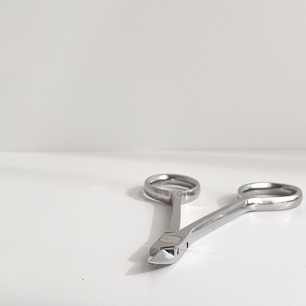 OLTON - cuticle neppers  "PODO"  10mm  -   צבתית מספריים לעור 10ממ - Image 2