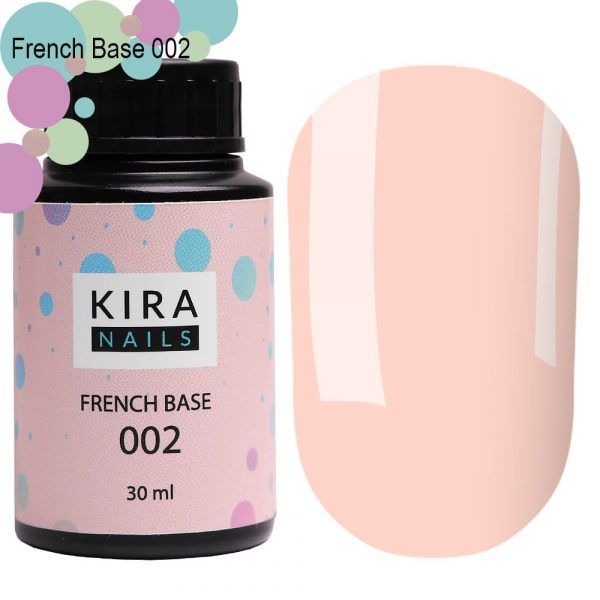 kira nails - french base 30ml - 002 - פרנץ' בייס 30 מל 002