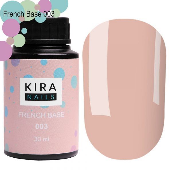 kira nails - french base 30ml - 003 - פרנץ' בייס 30 מל 003