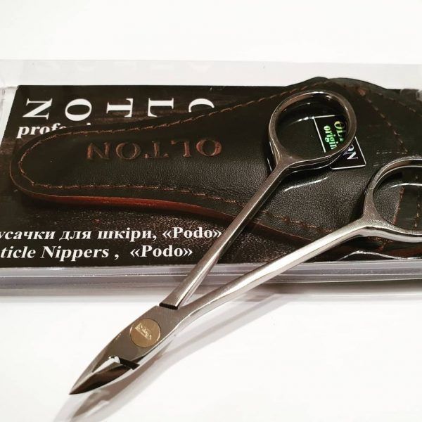 OLTON - cuticle neppers  "PODO"  10mm  -   צבתית מספריים לעור 10ממ - Image 5