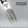 Гель-лак Opal Oxxi 2 срібний з різнобарвними блискітками, 10мл
