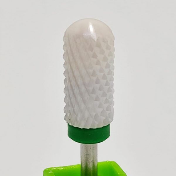 Ceramic - GREEN SMOOTH TOP - ראש קרמי קרחת חבית ירוק - Image 2