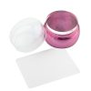 SINGLE SIDED SILICONE STAMP AND SCRAPER FOR STAMPING - חותמת סיליקון חד צדדית וגרד להדבקה