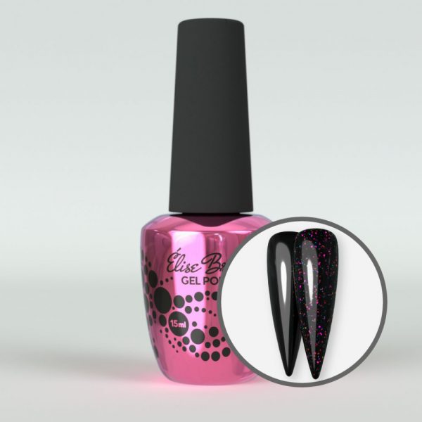 ELISE BRAUN - GLITTER TOP 10 ML No. 05 - גליטר טופ ללא נטרול 10 מל - מס, 05 - Image 2