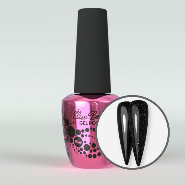 ELISE BRAUN - GLITTER TOP 10 ML No. 07 - גליטר טופ ללא נטרול 10 מל - מס, 07 - Image 2
