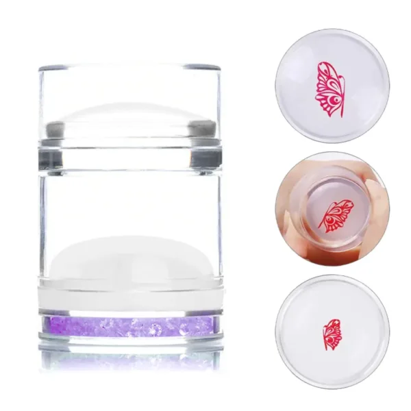 stamp for stamping Zefir (twoo sided, clear) - חותמת שקופה