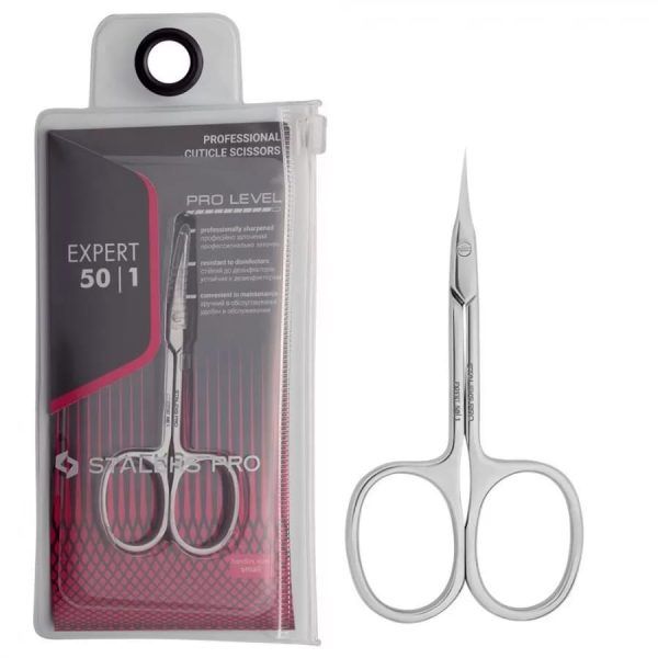 STALEKS - PROFESSIONAL CUTICLE SCISSORS PRO EXPERT 50 TYPE 1 SE-50/1 - מספריים למניקור אקספרט - Image 5