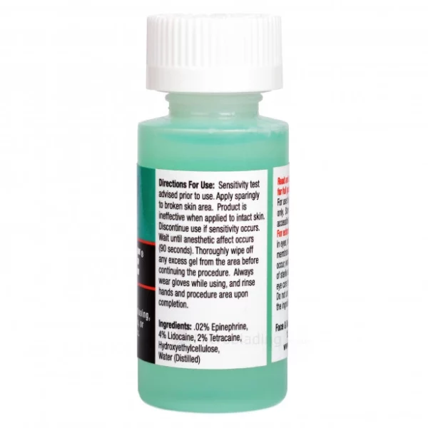 SUSTAINE Blue Gel Anesthetic, 34ml - סוסטאין - מאלחש לאיפור קבוע וקעקועים 34 מל - Image 2
