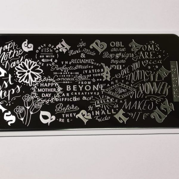 Stamping Nail Art Plate starlet - 27