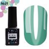 Gel polish Kira Nails Vitrage № V21 (sea wave, stained glass), 6 ml