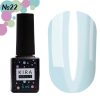 Gel polish Kira Nails Vitrage № V22 (light blue, stained-glass window), 6 ml