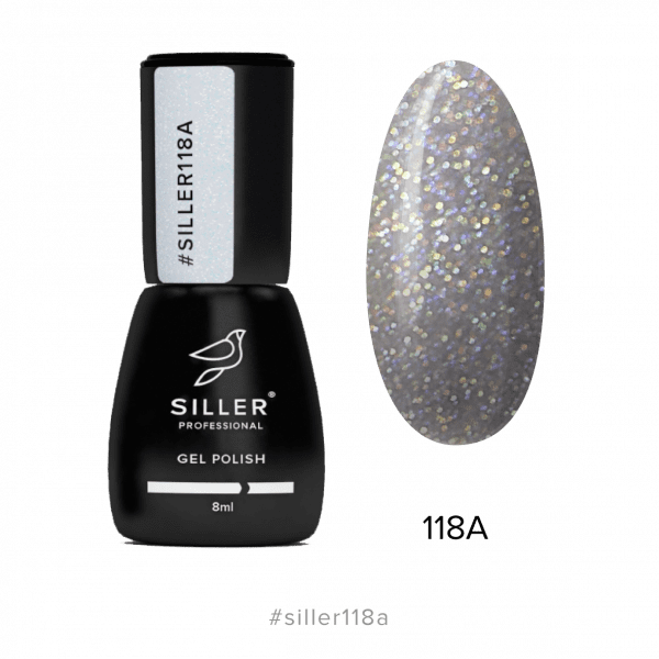 Siller гель-лак №118A, 8ml