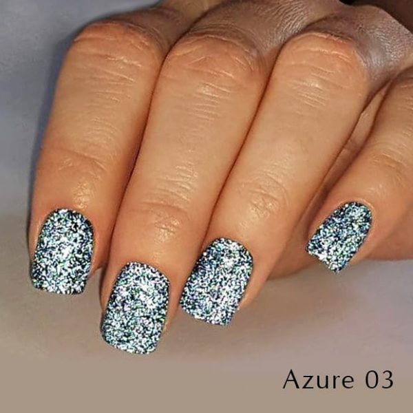 PNB - Gel polish PNB 8ml - Shock Effect, Azure 03 - אפקט שוק - 03 - Image 4