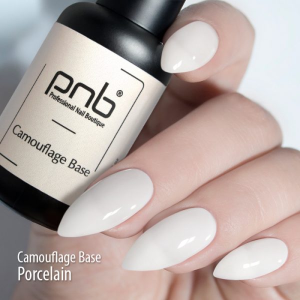 PNB - Camouflage base , 8 ml, porcelian -  בסיס עם צבע - חלבי 8 מל - Image 2