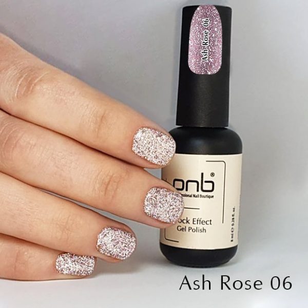 PNB - Gel polish PNB 8ml - Shock Effect, Ash rose 06 - אפקט שוק - 06 - Image 4