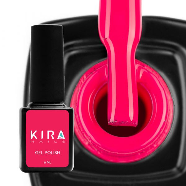 Gel varnish Kira Nails №175 (strawberry sorbet, enamel), 6 ml