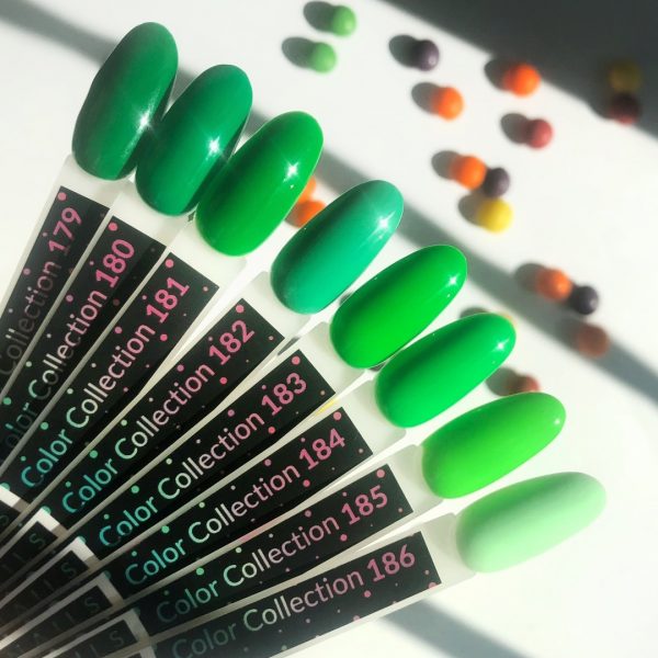 Gel varnish Kira Nails №182 (bluish-green, enamel), 6 ml - Image 3