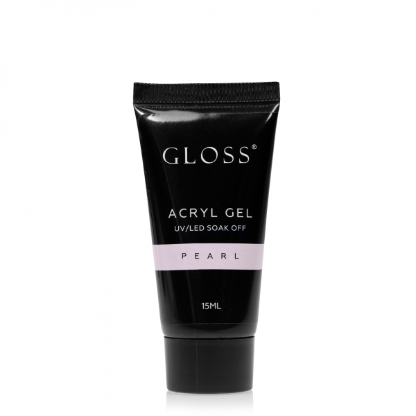 GLOSS - Acryl-gel Pearl (pearl), 15 ml - אקריל ג'ל פנינה 15 מל