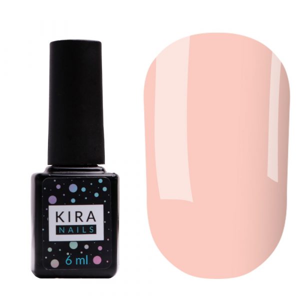 Kira Nails Color Base 001 (pink nudity), 6 ml -  בייס צבעים - ורוד בהיר  001