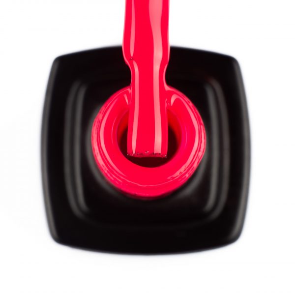 Gel varnish Kira Nails №176 (warm neon pink, enamel), 6 ml - Image 2