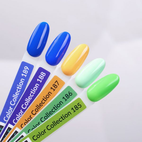 Gel varnish Kira Nails №189 (electric blue, enamel), 6 ml - Image 2