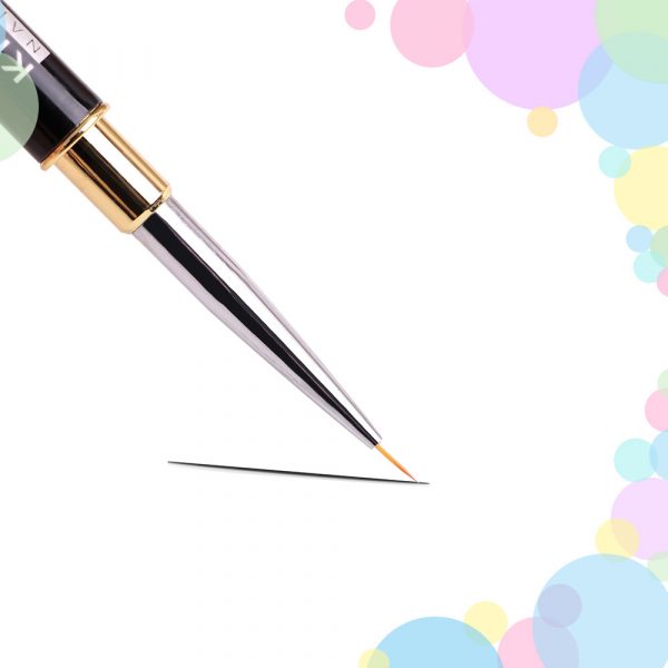 Kira Nails - Brush for thin lines  Liner 7 (Nylon) - מברשת ציור ועיצוב ליינר 07 - Image 2