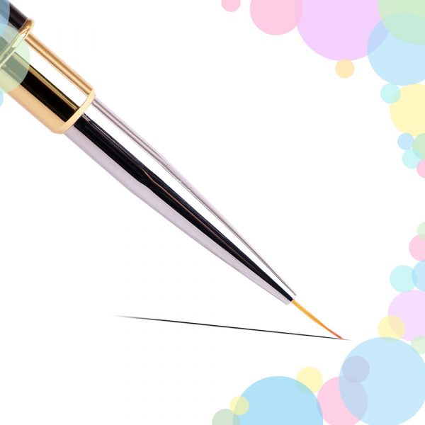 Kira Nails - Brush for thin lines  Liner 9 (Nylon) - מברשת ציור ועיצוב ליינר 09 - Image 2