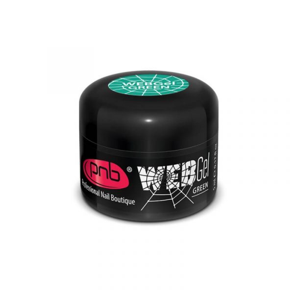 PNB Spider Gel - Green  5 ml - ספיידר ג'ל צבע ירוק - 5 מל - Image 3
