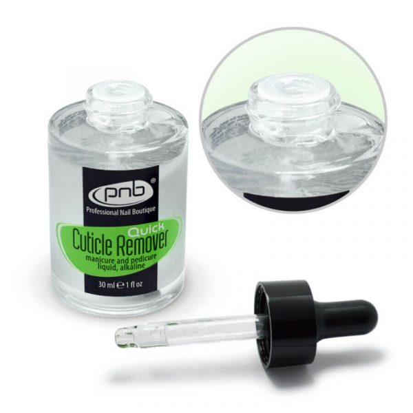 PNB - Quick Cuticle Remover, 30 ml / Cuticle remover fast, alkaline -  30 מ"ל / מסיר קוטיקולה מהיר, בסיסי - Image 2
