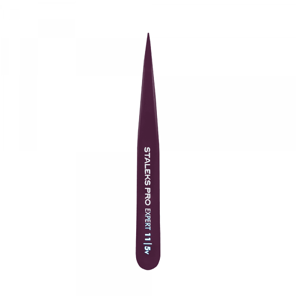 Staleks - EYEBROW TWEEZERS STALEKS PRO EXPERT 11 TYPE 5 TE-11/5b - פינצטה לריסים