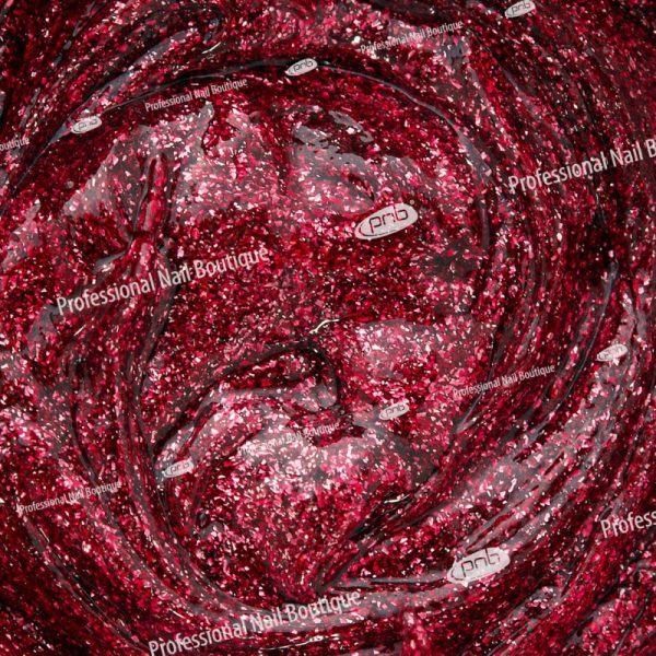 PNB -  Gel paste with shimmer PNB 05 red - ג'ל פאסטה עם שימר 05 - Image 3
