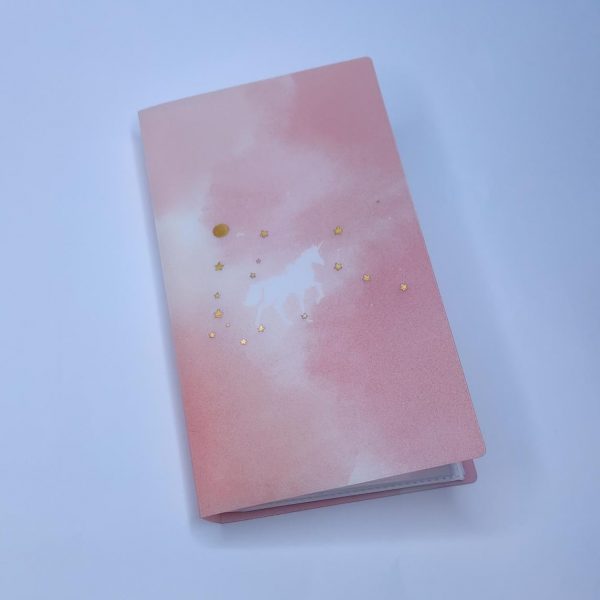 Sticker album peach unicorn (120 PCS) - אלבום למדבקות צבע אפרסק יוניקורן - Image 2