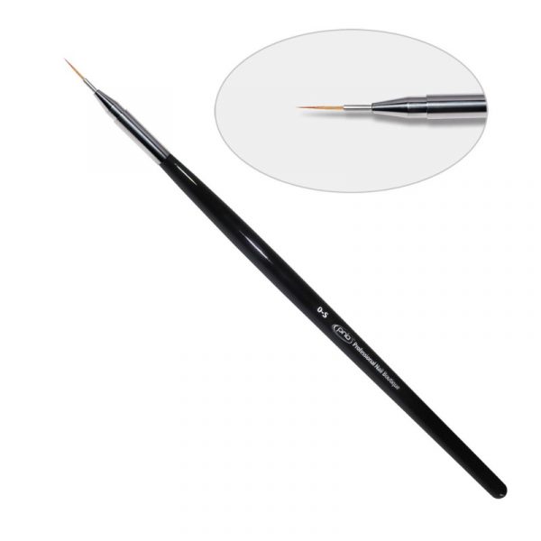 PNB - 7D. Brush for design round 0-s PNB, nylon - (מברשת לעיצוב עגול (ניילון