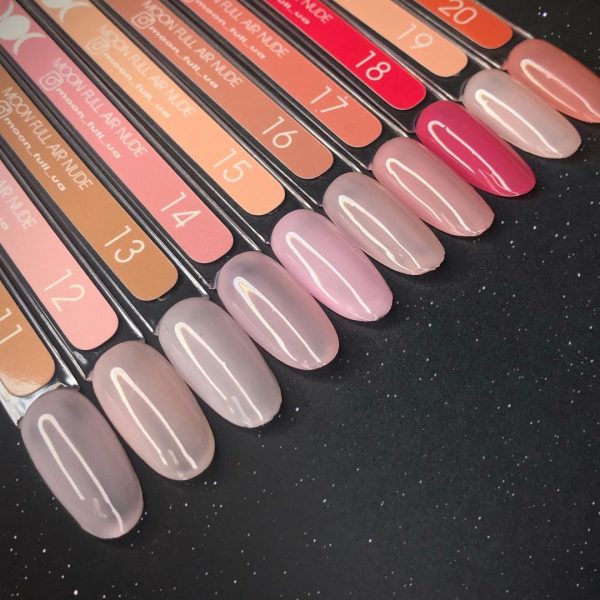 Moon Full - Гель лак напівпрозорий air nude  12, 8ml - Image 2