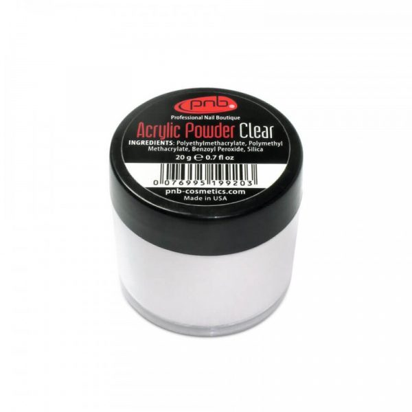 PNB - Acrylic transparent powder PNB, 20 g - אבקה שקופה אקרילית PNB, 20 גרם - Image 2