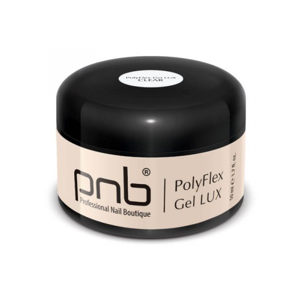 PNB - PolyFlex Gel LUX, Clear 50 ml - פולי פלקס 50 מל שקוף - Image 2