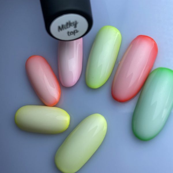 ELISE BRAUN - MILKY TOP NO STIKI 10 ML - טופ חלבי. ללא נטרול 10 מל - Image 3