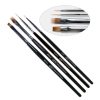 PNB - Set of brushes PNB №2 "Master pro" - (סט 4 מברשות מאסטר לעיצוב (ניילון