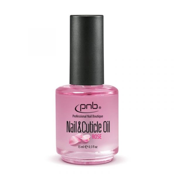 PNB - Nail & Cuticle Oil, Rose PNB, 15 ml - שמן לציפורן וציפורן, ורד PNB, 15 מ"ל