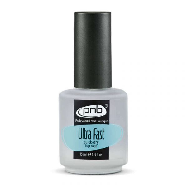 PNB - Ultra Fast, 15 ml / Quick-drying top coat - שכבה עליונה מהירה במיוחד, 15 מ"ל / ייבוש מהיר