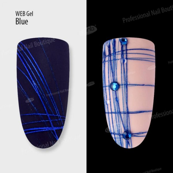 PNB Spider Gel - Blue  5 ml - ספיידר ג'ל צבע כחול - 5 מל - Image 2
