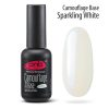 PNB - Camouflage rubber base sparkling white, 8 ml - כאבר בייס 8 מל - לבן נוצץ