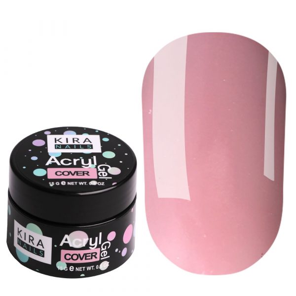 Kira Nails  - Acryl Gel - Cover, 15 gr - אקריל ג'ל כאבר קופסא 15 מל
