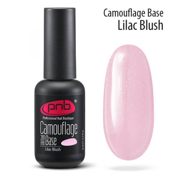 PNB - Camouflage rubber base Lilac Blush, 8 ml - כאבר בייס 8 מל - סומק לילך