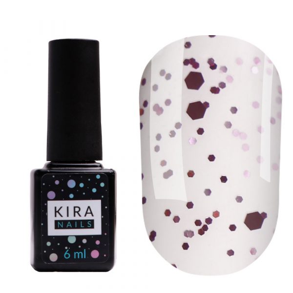Kira Nails - No Wipe Top Pink Yogurt 6 ml - טופ יוגורט ללא נטרול 6 מל - Image 2