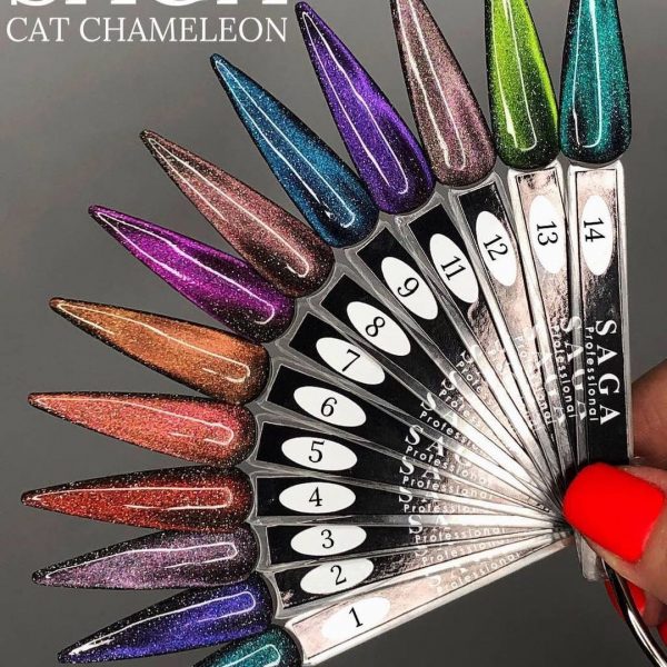 SAGA - Гель-лак світловідбивний Cat Chameleon 8 мл №7 - Image 2
