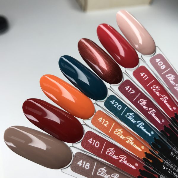 Elise Braun Gel polish  № 420, 10 ml - אליס בראון 420 - Image 2