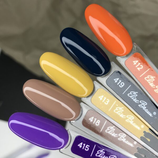 Elise Braun Gel polish  № 413, 10 ml - אליס בראון 413 - Image 3