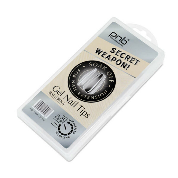 PNB - Gel tips Ballerina PNB, Soak off - טיפסים ג'ל לבנייה בג'ל בלרינה