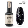 PNB - Art Top PNB, White Dots, No Wipe, 8 ml - טופ ארט נקודות לבנות ללא נטרול